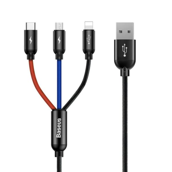 USB A - USB-C kaapeli Baseus CAMLT-BSY01 1,2 m