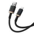 Miniatyrbild 4 av 10: Kabel USB till Lightning Baseus P10377801U01-00 Svart Guld 1 m