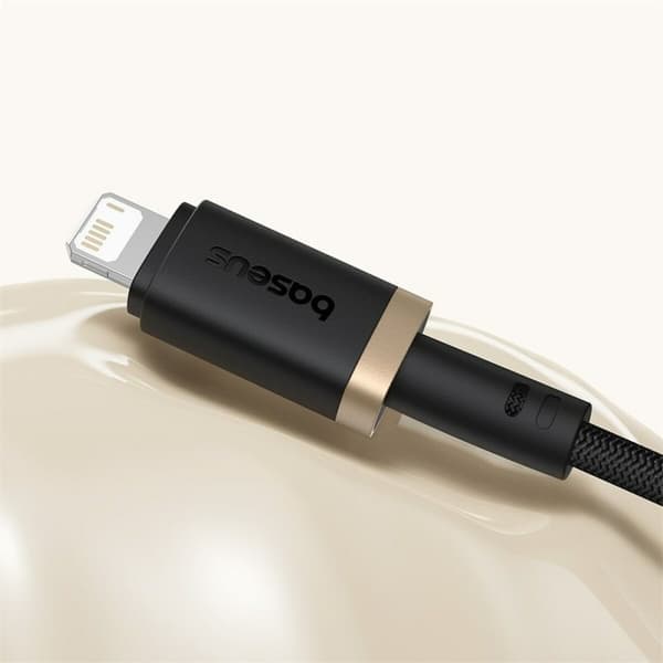 Kabel USB till Lightning Baseus P10377801U01-00 Svart Guld 1 m