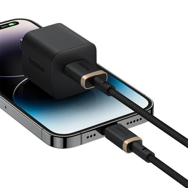 Kabel USB till Lightning Baseus P10377801U01-00 Svart Guld 1 m