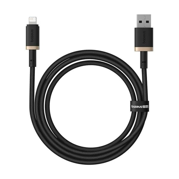 Kabel USB till Lightning Baseus P10377801U01-00 Svart Guld 1 m
