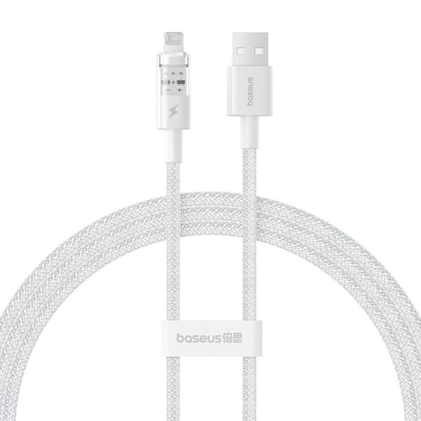 Kabel USB till Lightning Baseus P10373003211-00 Vit 1 m
