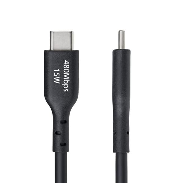 USB-kabel Startech USB2AC3MNC Svart 3 m