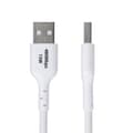Miniatyrbild 2 av 5: USB-kabel Startech USB2AC3MNCWHE Vit 3 m