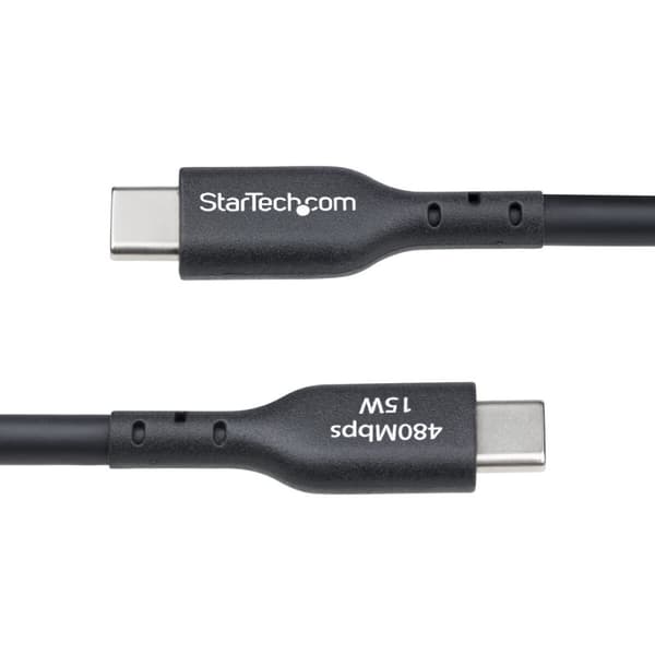 USB-kabel Startech USB2AC4MBKE Svart