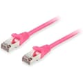 Miniatyrbild 1 av 2: Nätverkskabel Cat6A S/FTP - EQUIP - 10 m - RJ45 - Färg rosa - 10 Gbps