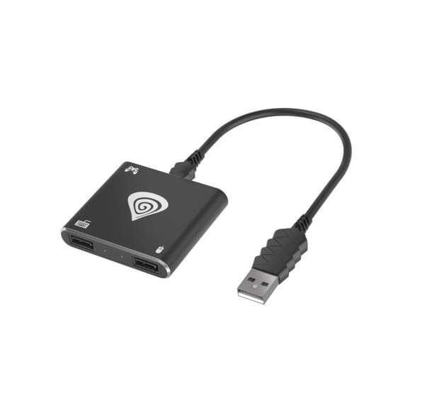 GENESIS TIN 200 Mus/tangentbordsadapter för XONE/PS4/PS3/Switch Console, svart Svart