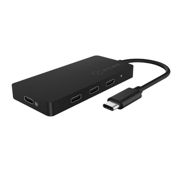 Raidsonic, USB-keskitin, 4-porttinen keskitin USB Type-C -liitännällä ja PD-portilla, IB-HUB1429-CPD