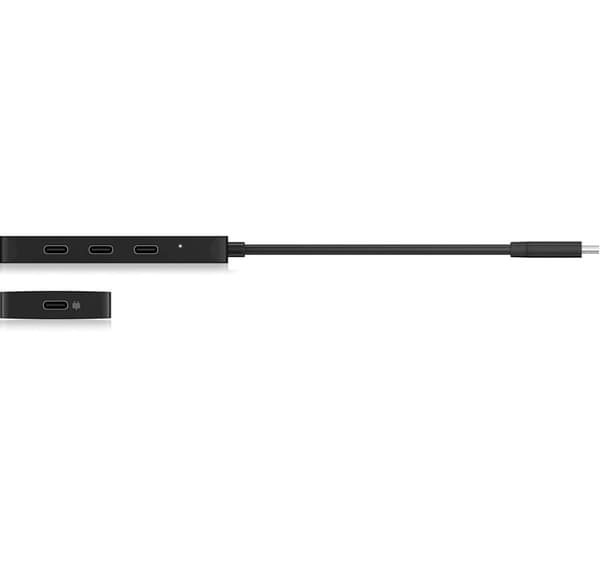 Raidsonic, USB-keskitin, 4-porttinen keskitin USB Type-C -liitännällä ja PD-portilla, IB-HUB1429-CPD