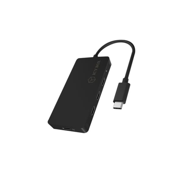 Raidsonic, USB-keskitin, 4-porttinen keskitin USB Type-C -liitännällä ja PD-portilla, IB-HUB1429-CPD