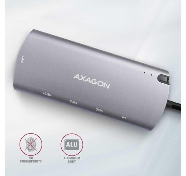 AXAGON, SuperSpeed USB-C Combo 6in1 Hub, HMC-6M2