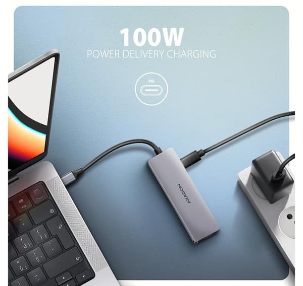 AXAGON, USB-C 5 Gbps 5in1 Hub, HMC-5H60