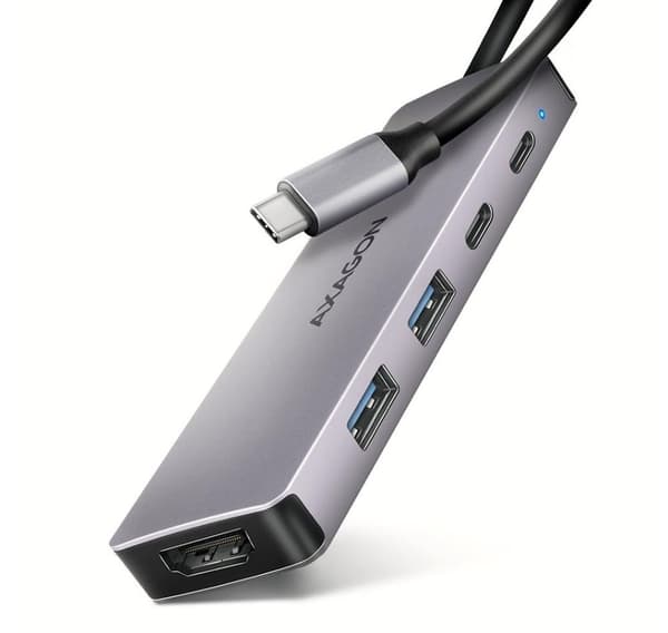 AXAGON, USB-C 5 Gbps 5in1 Hub, HMC-5H60