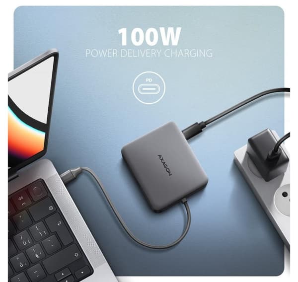 AXAGON, USB-C 5 Gbps SuperSpeed 5in1 Hub, HMC-5HL