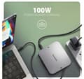 Pikkukuva 6 / 9: AXAGON, USB-C 10Gbps UFO 9in1 Hub, HMC-UFO