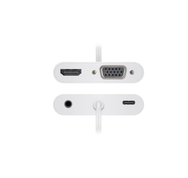 Goobay, USB-C Dock, USB-C multiportadapter HDMI + VGA + PD 100 W, 52418