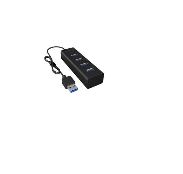 Raidsonic, USB-hubb, 4-portars USB 3.0-hubb, IB-HUB1409-U3