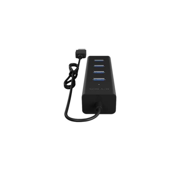 Raidsonic, USB-hubb, 4-portars USB 3.0-hubb, IB-HUB1409-U3