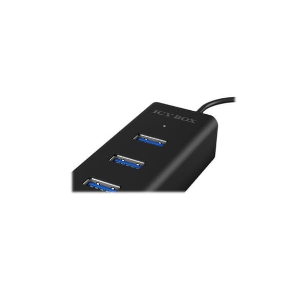 Raidsonic, USB-hubb, 4-portars USB 3.0-hubb, IB-HUB1409-U3