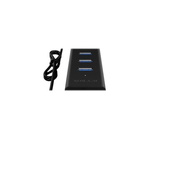 Raidsonic, USB-hubb, 4-portars USB 3.0-hubb, IB-HUB1409-U3