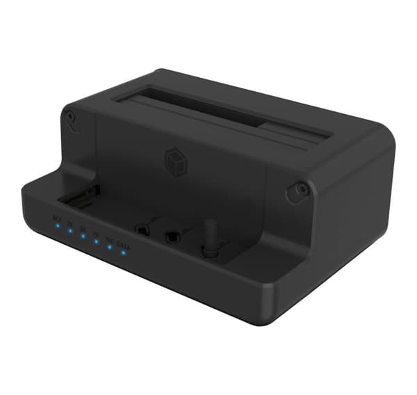 Raidsonic, Icy Box, IB-2914MSCL-C31 Docking- og kloningsstation til M.2 NVMe SSD & 2,5''/3,5'' SATA SSD/HDD