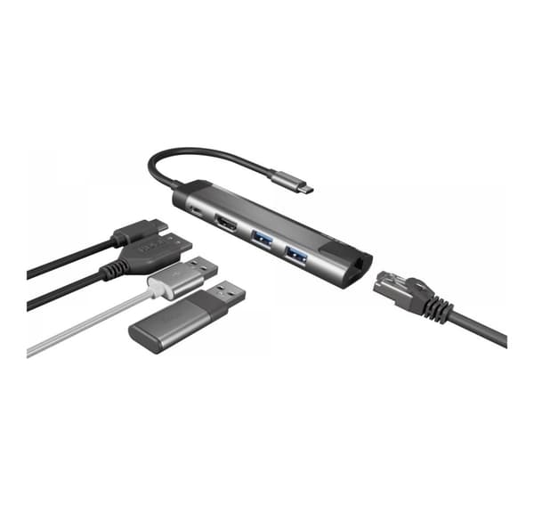 Natec, USB-hubb, Multi-Port Adapter, Fowler Go