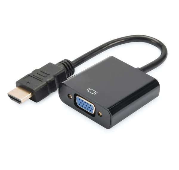 Digitus, HDMI till VGA, HDMI till VGA-omvandlaradapter, DA-70461