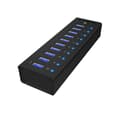 Miniatyrbild 2 av 11: Raidsonic, USB Hub, 10 portar USB 3.0 Hub, Icy Box IB-AC6110