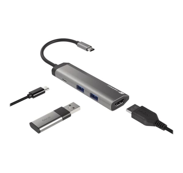 Natec, USB-hubb, Multi-Port Adapter, Fowler Slim