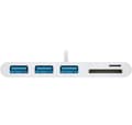 Miniatyrbild 3 av 4: Goobay, USB-C Multiport Adapter till 3x USB-A, kortläsare, 40759
