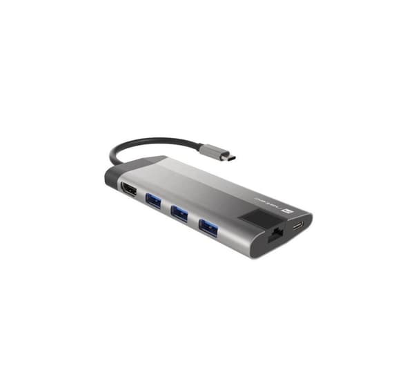 Natec, USB-C-telakointiasema, USB-C-moniporttinen sovitin, NMP-1690
