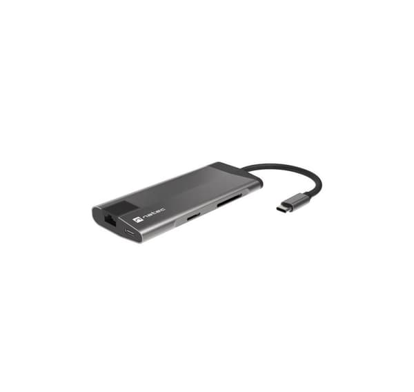 Natec, USB-C-telakointiasema, USB-C-moniporttinen sovitin, NMP-1690