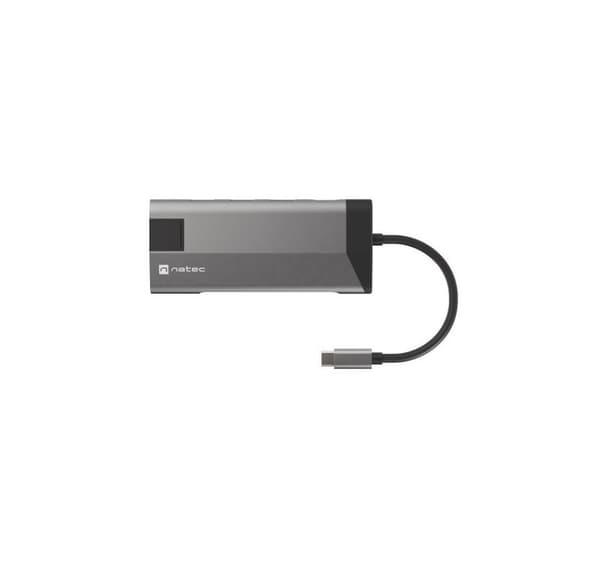 Natec, USB-C-telakointiasema, USB-C-moniporttinen sovitin, NMP-1690