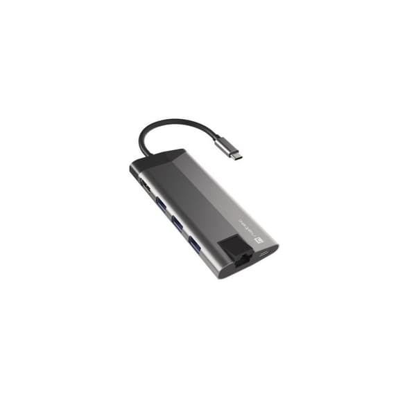 Natec, USB-C-telakointiasema, USB-C-moniporttinen sovitin, NMP-1690