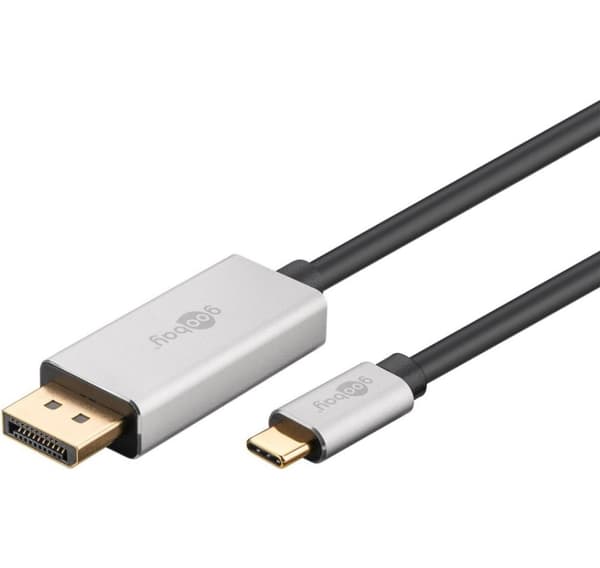 Goobay, USB-C til DisplayPort, USB-C til DisplayPort-adapterkabel, 60176