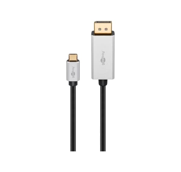 Goobay, USB-C til DisplayPort, USB-C til DisplayPort-adapterkabel, 60176