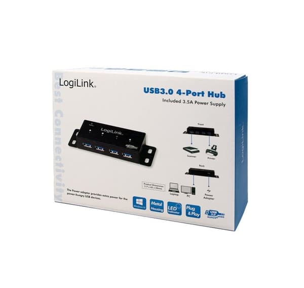 Logilink, USB Hub, USB 3.0 Hub, UA0149