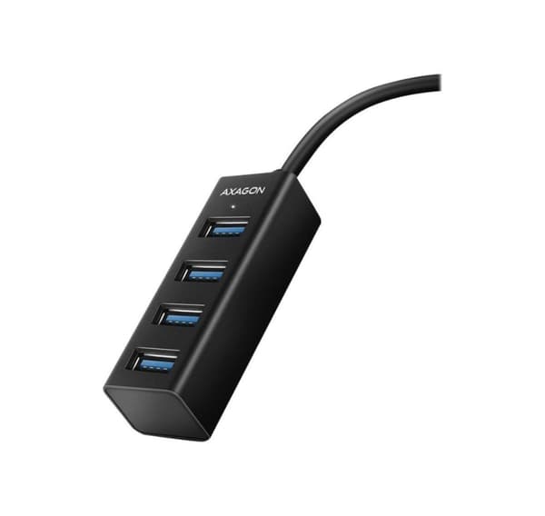 AXAGON, miniatyr fireports USB 3.2 Gen 1-hub i metall, HUE-M1A