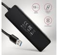 Miniatyrbild 5 av 7: AXAGON, Travel fyra-ports USB-A 5Gbps nav, HUE-C1A
