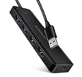 Miniatyrbild 1 av 7: AXAGON, Travel fyra-ports USB-A 5Gbps nav, HUE-C1A