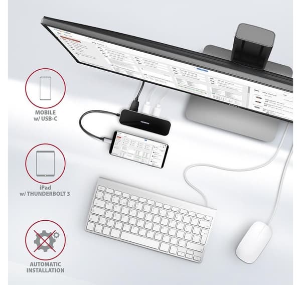 AXAGON, SuperSpeed USB-C COMBO 6i1 Hub, HMC-6GL