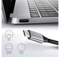 Miniatyrbillede 6 af 7: AXAGON, SuperSpeed ​​USB-C COMBO 6i1 Hub, HMC-6GL