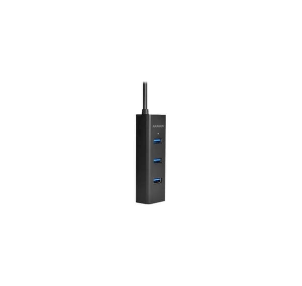 AXAGON, USB 3.0-hubb med fyra portar med snabbladdning och strömstöd, HUE-S2B