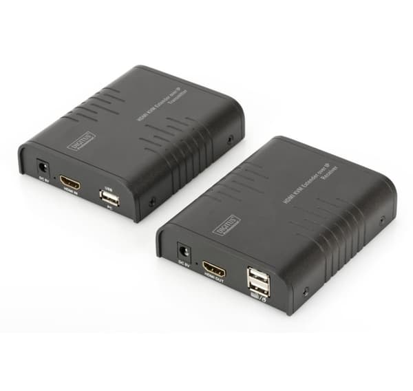 Digitus, HDMI KVM Extender over IP, Set, DS-55202