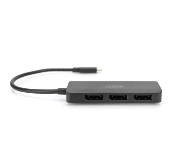 Digitus, 3-portars MST Video Hub (USB-C-3x DisplayPort), DS-45334