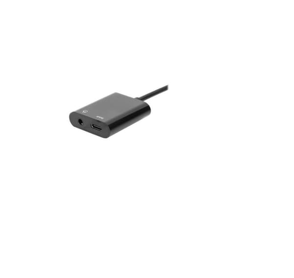 Digitus, Type-C till USB Type-C, USB Type-C adapter/omvandlare, Type-C till USB Type-C med 3,5 mm stereo, AK-300400-002-S