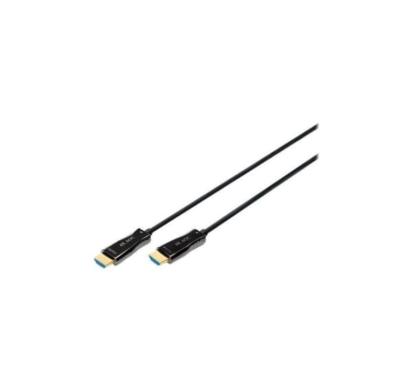 Digitus, HDMI til HDMI, HDMI AOC hybrid-fiberforbindelseskabel, AK-330125-100-S