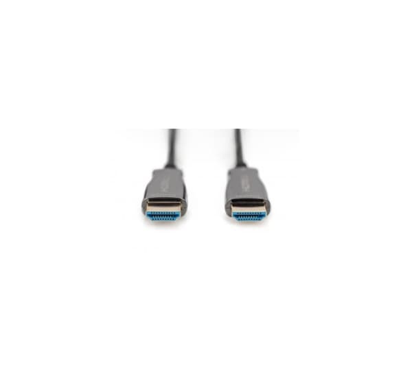 Digitus, HDMI til HDMI, HDMI AOC hybrid-fiberforbindelseskabel, AK-330125-100-S