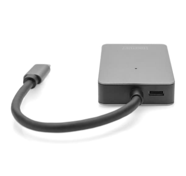 Digitus, USB-C kortläsare, 2 portar, hög hastighet, DA-70333
