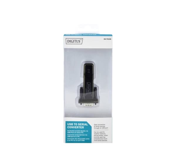 Digitus, RS232 til USB 2.0, DA-70156, USB 2.0 til seriel adapter